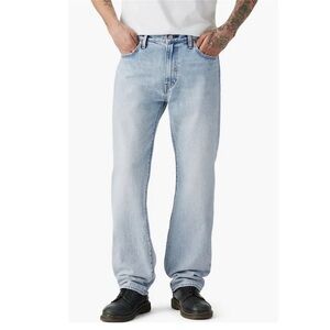 Levi’s New! 555 Relaxed Straight Leg Light Wash Mens Jeans